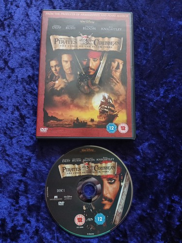 DVD PIRATES OF THE CARIBBEAN THE CURSE OF THE BLACK PEARL DEPP BLOOM KNIGHTLEY - Picture 1 of 3
