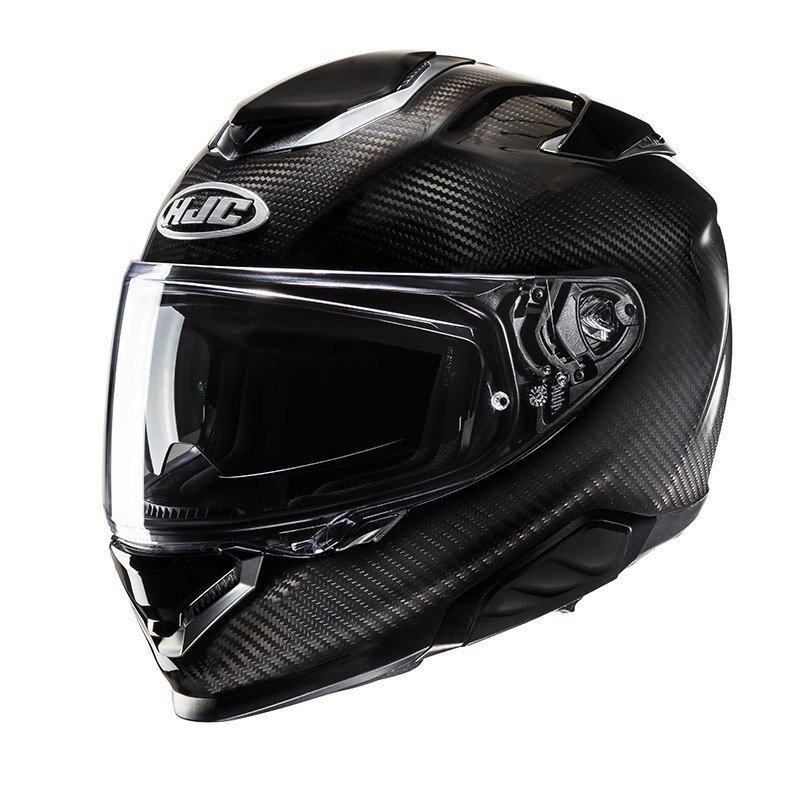 CASCO CARBONIO HELMET MODULARE APRIBILE HJC RPHA 91 CARBON BLACK GLOSS TG M