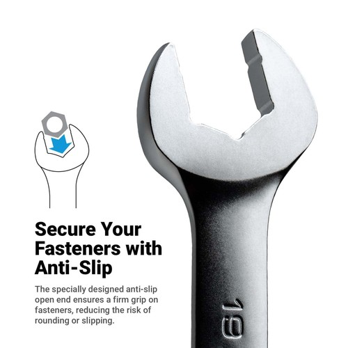 Capri Tools 7/16 in. 120-Tooth Ultra-Smooth Reversible Ratcheting Combination... - Imagen 4 de 8