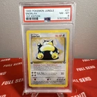 1999 Pokémon Snorlax Jungle 1st Edition Rare Regular 27/64 PSA 8 NM-MT