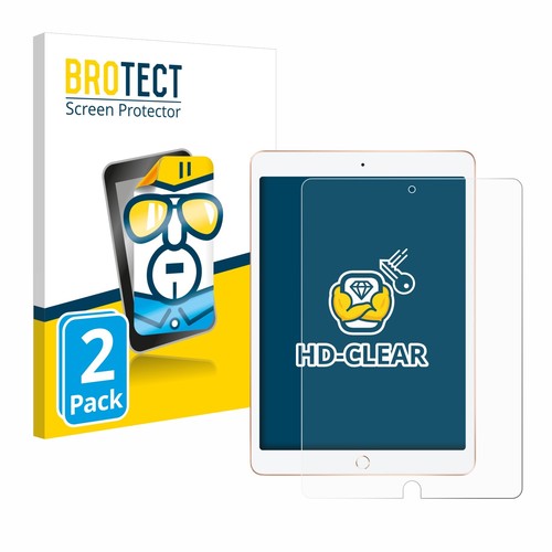2x Film Protection Ecran pour Apple iPad 10.2" WiFi 2020 (8ème Gen.) Clair