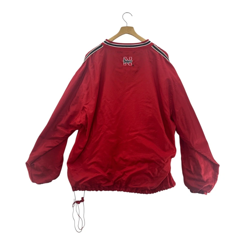 Colosseum Небраска Huskers красный v-образным вырезом пуловер ветровка куртка XL - Изображение 2 из 4