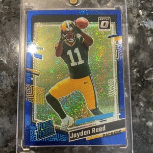 2023 Panini Donruss Optic Rated Rookie Blue Glitter Jayden Reed (RC) #239 SSP🔥