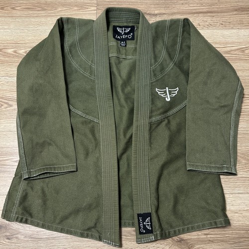 Jayefo Men’s Green A-1 Brazilian Jiu Jitsu Gi Kimono