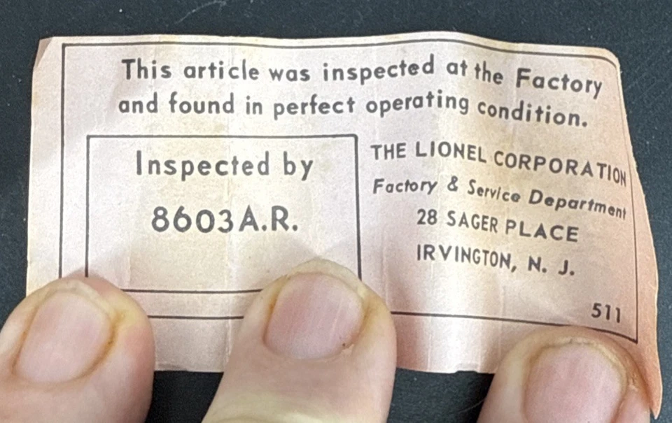 Original Lionel 153 Block Signal In L/N Aluminum Post Postwar Sealed Components - Image 2 of 4