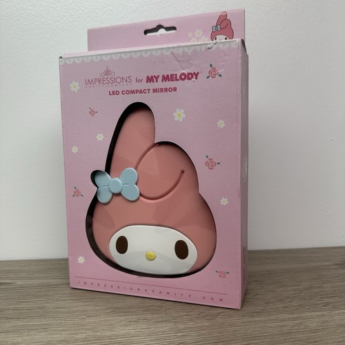 New In Box - Sanrio My Melody x Impressions Vanity LED Compact Mirror