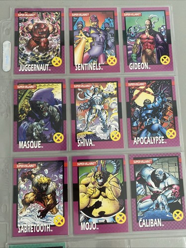 1992 Impel Marvel X-men Series 1 Full Complete Card Set 1-100 Wolverine Magneto - Picture 7 of 13