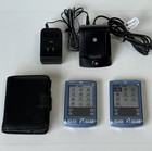 His & Hers Palm Zire 71’s Blue Silver Handheld PDA Palm Pilot W/Cradle - Tested