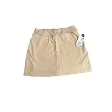 Ebb & Flow Skort Women’s Small Tan Beige Shorts Skirt Pickleball Tennis Golf NEW