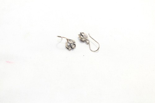 Pendenti Massiccio Elefante Orecchini 925 Argento Sterling Mano Inciso G006 - Foto 5 di 6