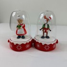 Hallmark Happy Tappers 2024 Mrs Claus Reindeer Musical Christmas Set of Two