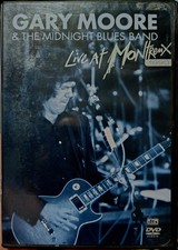 Gary Moore & The Midnight Blues Band/Live at Montreux 1990 (DVD, 2004) LIKE NEW 