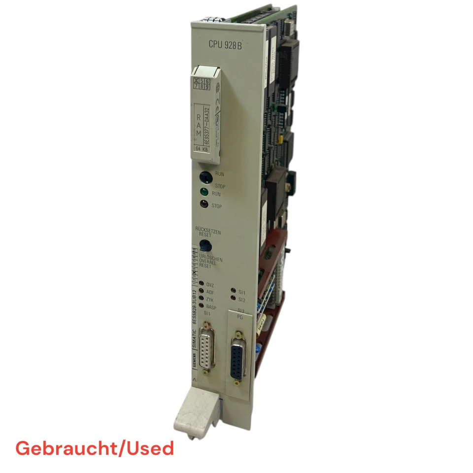 Siemens Simatic Zentralbaugruppe CPU 928B / 6ES5928-3UB12