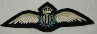 RAAF ROYAL AUSTRALIAN AIR FORCE PILOT WING MILITARY PATCH BADGE K/C