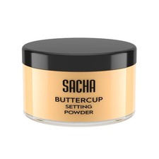 Sacha BUTTERCUP Setting Powder. No Ashy Flashback. Blurs Fine Lines and Pores...
