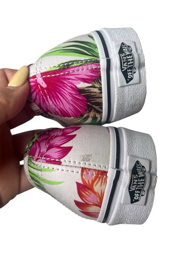 Scarpe stringate Vans Hawaiian Tropical floreale slip on sneakers uomo 8 e donna 9,5 - Foto 6 di 10
