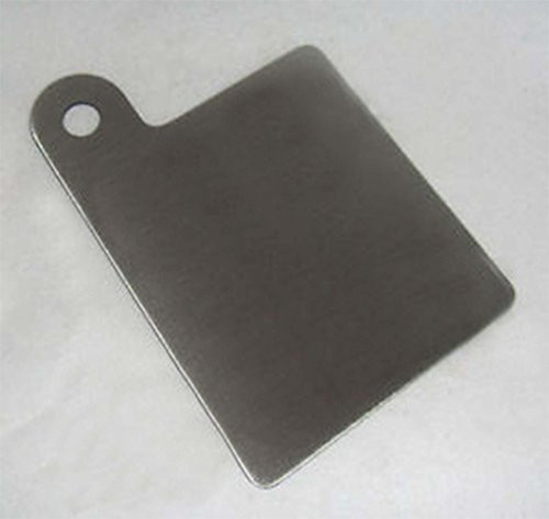 nless Steel Motorcycle Inspection Sticker Plate 3" X 4.25" Part No. RP0004 - Picture 2 of 2
