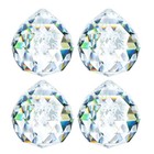 4 Pack 40mm Crystal Prism Ball Suncatchers Pendant Hanging Chandelier Prisms