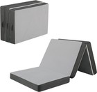 Tri Fold Single Foam Mattress 10cm Thick Foldable Guest Bed Floor Mat