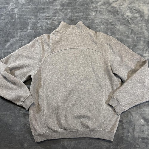 Cutter & Buck Men’s M Heather Gray Fleece Quarter Zip Pullover Golf Sweatshirt - Picture 11 of 18