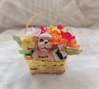 Hallmark Rare Miniature 1981 Dog Autumn Table Trimmer Htf