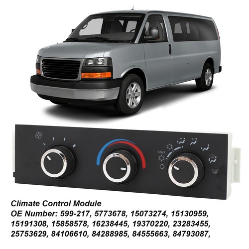 Front Climate Control Module 599‑217 Replacement HVAC Control Module For Express - Picture 3 of 22