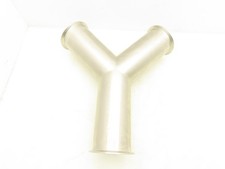 Stainless Steel 4" Y Sanitary Tee 316L N6J6 Ferrule Triclamp
