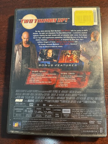 Daredevil (DVD, 2003, 2-Disc Set, Special Edition Widescreen) Superhero Movie - Picture 2 of 5