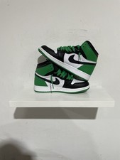 JORDAN 1 RETRO HIGH LUCKY GREEN SIZE 6Y PREOWNED