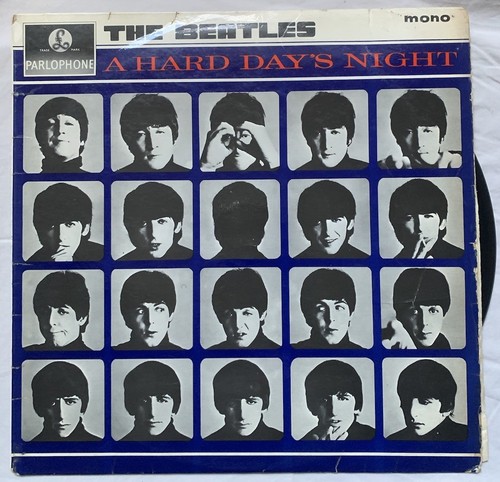 The Beatles – A Hard Day’s Night LP 1964 UK PMC 1230 Early Press VG+/VG+ Mono