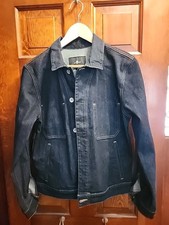 NWOT Seven For All Mankind Dark Wash Blue Denim Jean Jacket Women Size Small