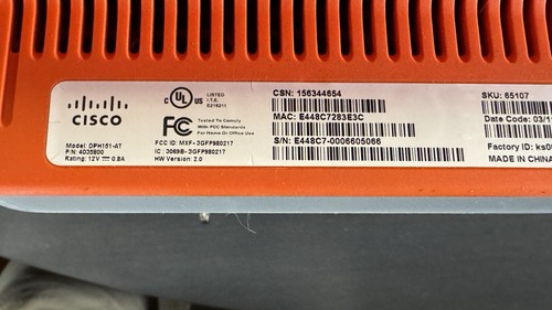 Cisco AT&T 3G Microcell Wireless Signal Amplifier - DPH151 - Picture 5 of 7