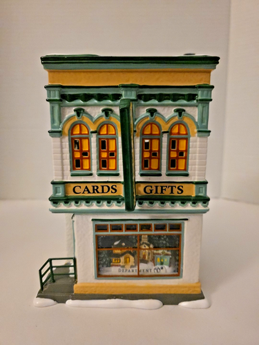 Department 56 Jackies Cards& Gifts Retired W/ Box Original Snow Village See Note - Picture 2 of 19