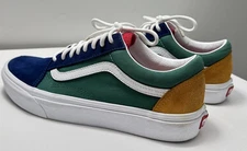 VANS Old Skool Yacht Club Men 8/Women 9.5 skater shoe casual sneakers fun colors