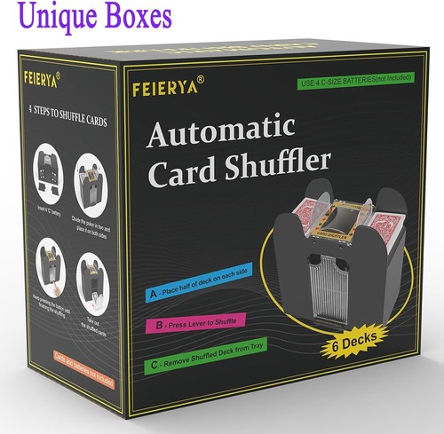 Barajador Automático de Cartas para 1-6 Barajas - Barajador Eléctrico de Juego a Batería - Imagen 8 de 8