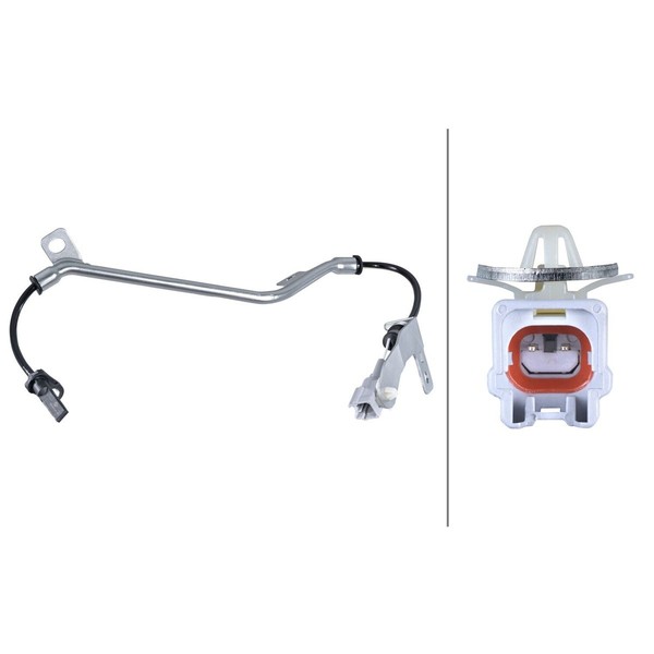 Sensor Raddrehzahl Hinterachse Links 2-Polig Hella FüR U.A. Subaru Outback-image