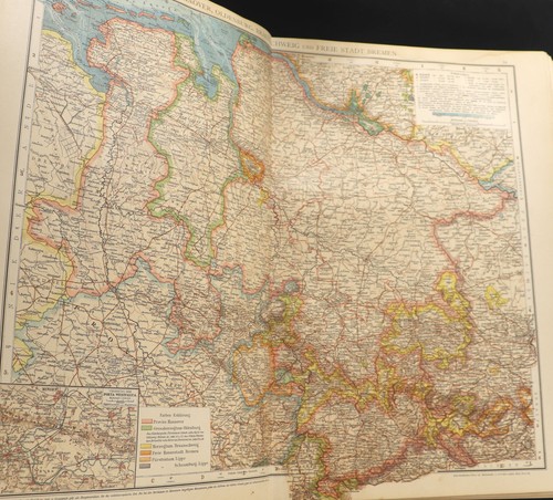 Andrees Allgemeiner / Handatlas in 91 Haupt- und 86 Nebenkarten = Atlas Dritte - Picture 2 of 2