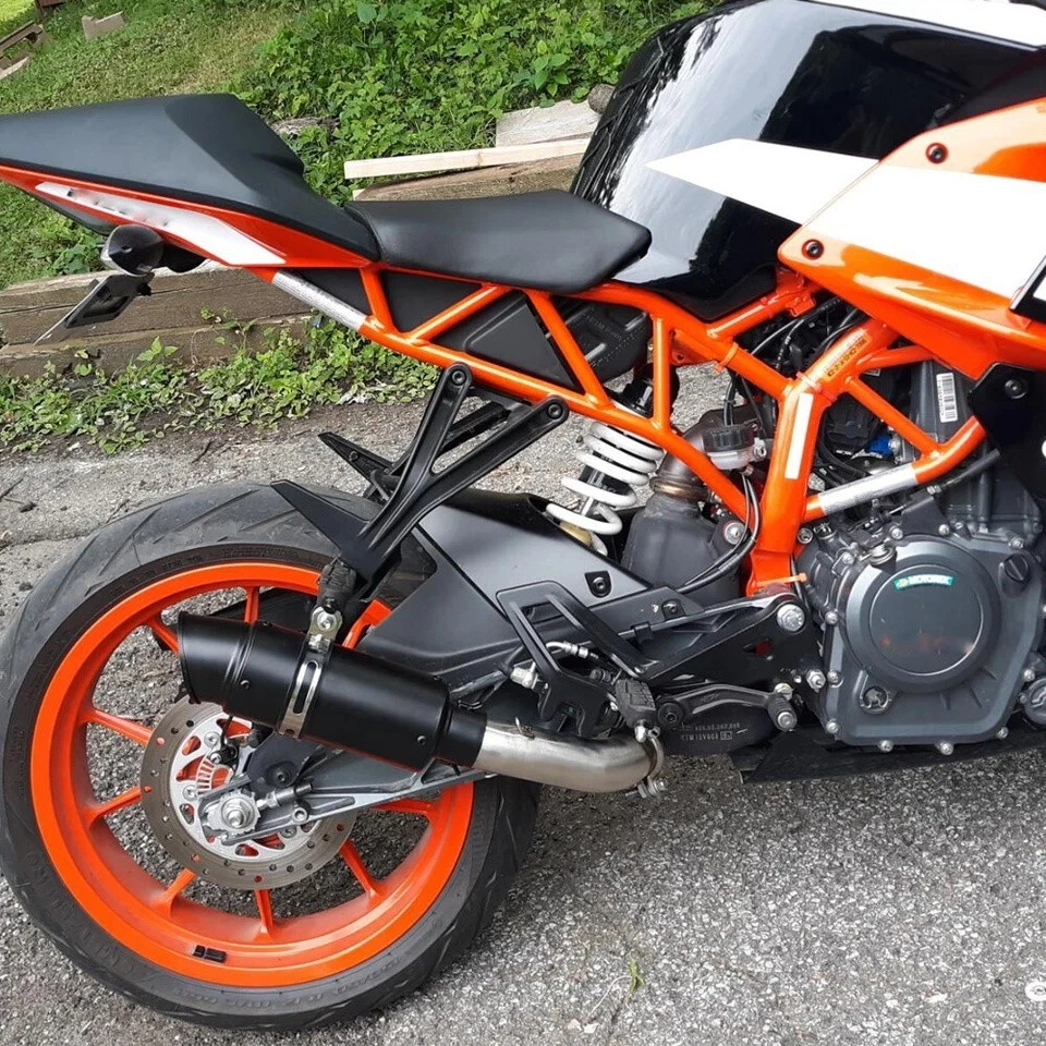 Задняя труба глушителя выхлопной системы GP Racing 38-51 мм для Yamaha MT-07 MT-09 / FZ07 FZ09 - Изображение 3 из 4