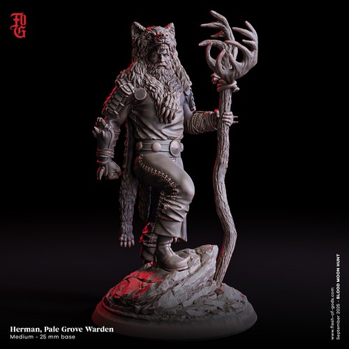 Blood Moon Hunt by Flesh of Gods 3D Printed DnD Resin Minis - Imagen 41 de 44