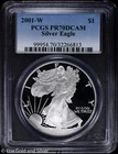 2001-W $1 Proof American Silver Eagle PCGS PR 70 DCAM