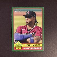 2025 Topps Heritage - High Number SP Ketel Marte #420 Dark Green Border