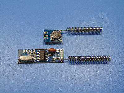 SRX882 Superheterodyne Receiver Module STX882 ASK Transmitter Module Antenna