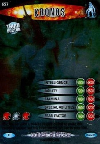 ULTIMATE MONSTERS DOCTOR WHO BATTLES IN TIME CARDS 601 TO 690 CHOOSE - Picture 64 of 95