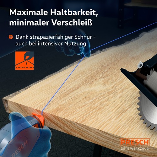 Presch Schlagschnur Set - 30m Schlagschnur inkl. blauer Kreide (150g) - Bild 9 von 9