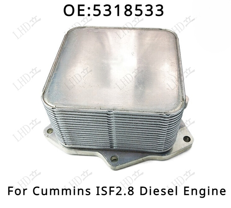 1 Pc New Oil Cooler 5318533 5266955 Fits For Cummins ISF2.8 Diesel