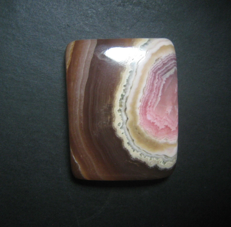 Piedra preciosa suelta natural de rodocrosita cabujón forma baguette 52,50 quilates H 3724 Foto 2 de 4