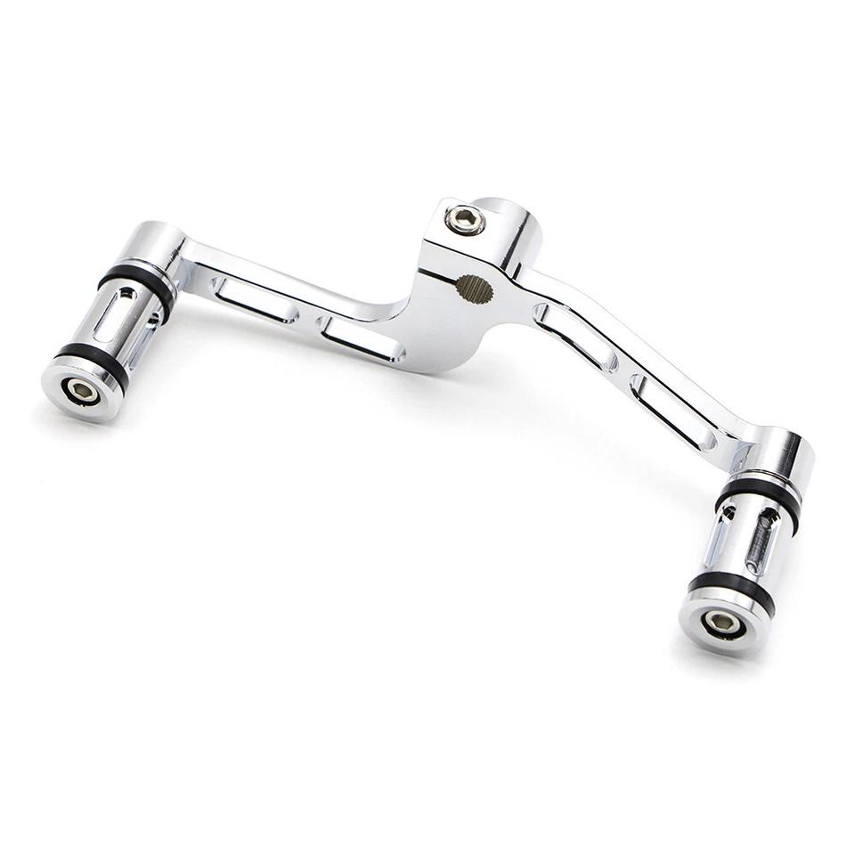 For Harley Sportster XL883 1200 Chrome Gear Shift Lever Shifter Peg Heel Toe Kit - Image 3 of 4
