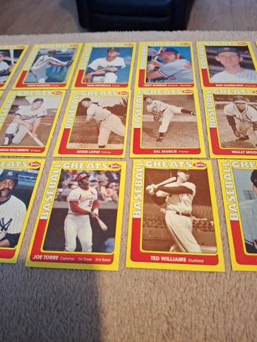 1990 Swell Baseball Greats - Baseball Cards 21 Cards - Picture 11 of 24