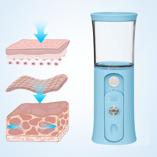 Face Steamer Nano Facial Mister Hydrating Handheld Rechargeble Cool Mist Sprayer - Picture 9 of 15