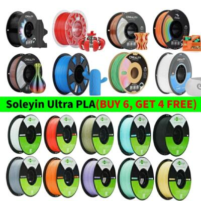 #ad #ad Creality Soleyin Ultra PLA PLA PETG PLA Silk PLA 3D Printer Filament 1.75mm 1KG $17.99